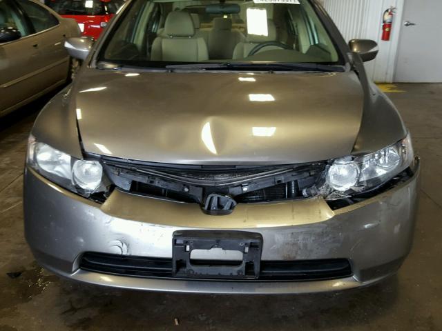 JHMFA36247S030925 - 2007 HONDA CIVIC GRAY photo 9