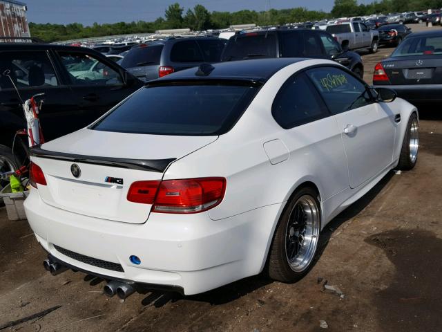 WBSWD93568PY39379 - 2008 BMW M3 WHITE photo 4