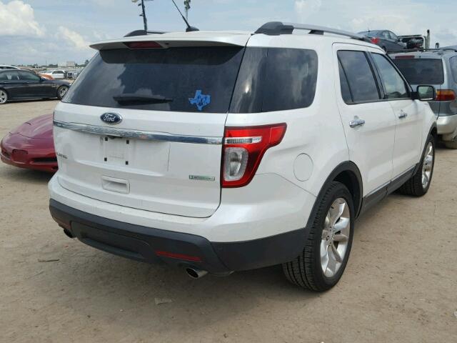 1FMHK7F9XCGA04480 - 2012 FORD EXPLORER L WHITE photo 4