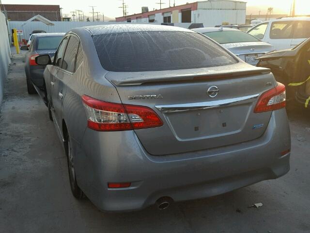 3N1AB7APXEY288144 - 2014 NISSAN SENTRA S GRAY photo 3