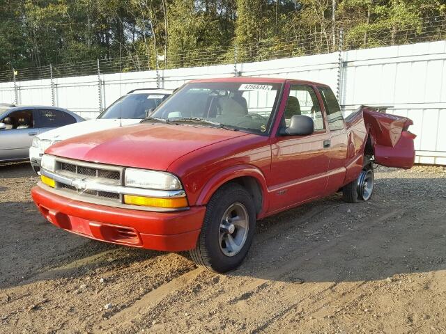1GCCS1945W8163191 - 1998 CHEVROLET S TRUCK S1 RED photo 2