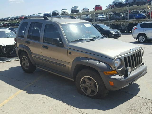 1J4GL38K95W722904 - 2005 JEEP LIBERTY RE BROWN photo 1