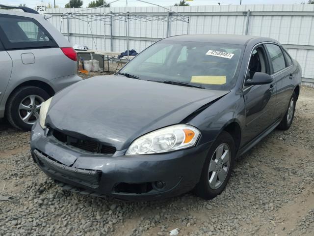 2G1WG5EK6B1132998 - 2011 CHEVROLET IMPALA LT CHARCOAL photo 2