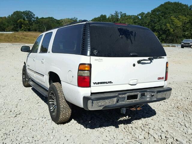 3GKEC16Z66G112416 - 2006 GMC YUKON XL C WHITE photo 3