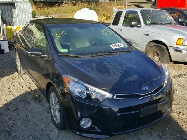 KNAFX6A81F5395523 - 2015 KIA FORTE EX BLACK photo 1