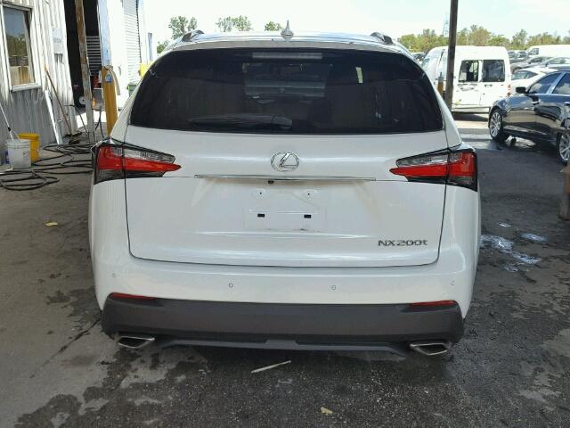 JTJYARBZ8F2016635 - 2015 LEXUS NX 200T WHITE photo 10