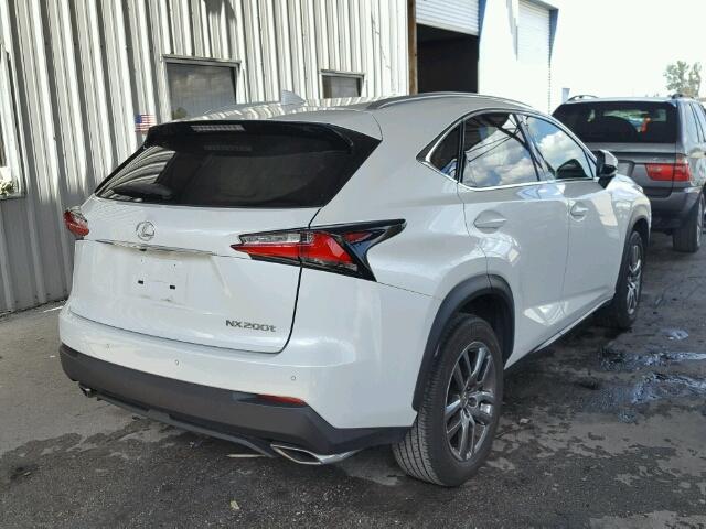 JTJYARBZ8F2016635 - 2015 LEXUS NX 200T WHITE photo 4