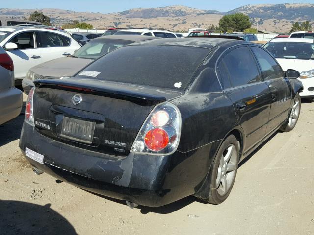 1N4BL11D56C153106 - 2006 NISSAN ALTIMA SE BLACK photo 4