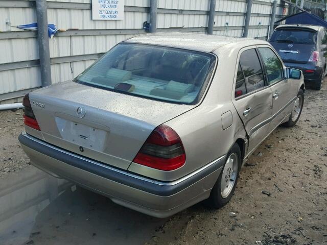 WDBHA23G4WA605046 - 1998 MERCEDES-BENZ C 230 SILVER photo 4