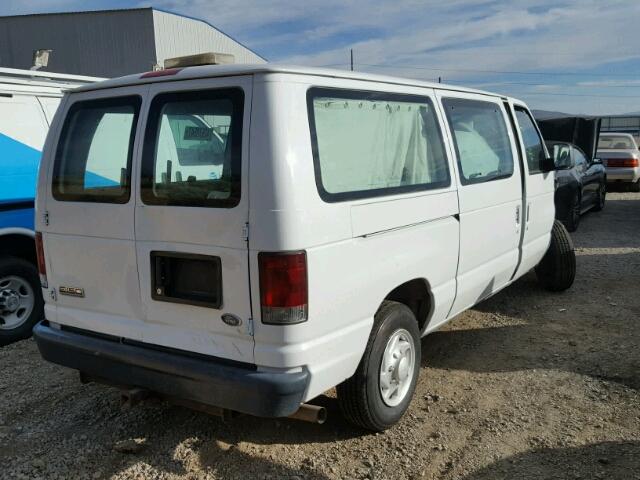 1FMNE11L58DA45974 - 2008 FORD ECONOLINE WHITE photo 4