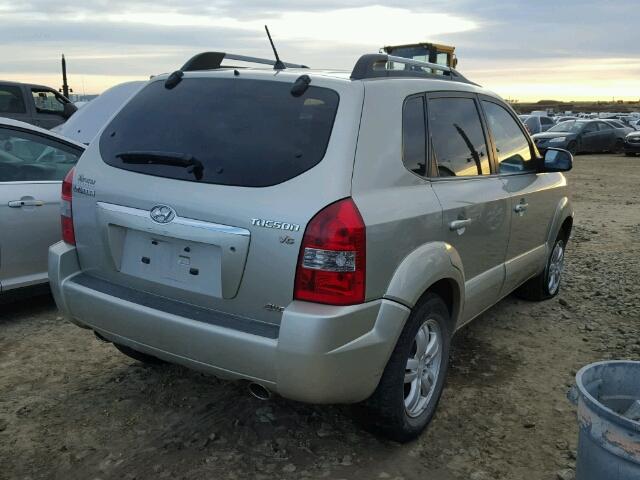 KM8JM72D96U335174 - 2006 HYUNDAI TUCSON GL GOLD photo 4