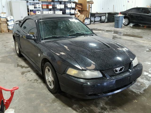 1FAFP44694F213369 - 2004 FORD MUSTANG BLACK photo 1