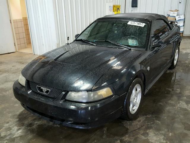 1FAFP44694F213369 - 2004 FORD MUSTANG BLACK photo 2