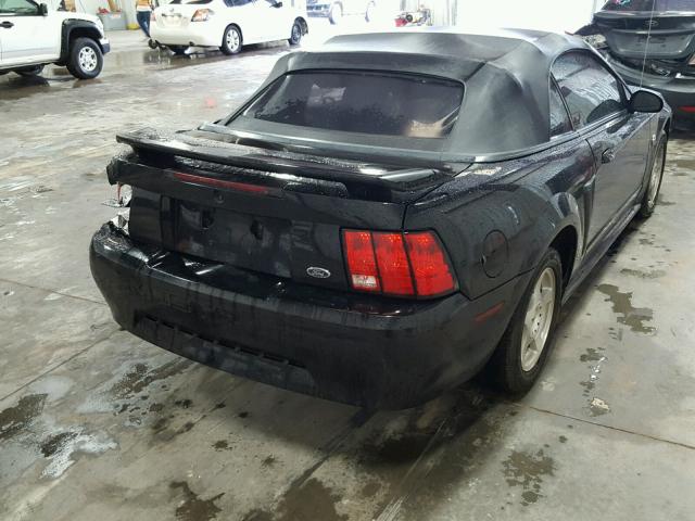 1FAFP44694F213369 - 2004 FORD MUSTANG BLACK photo 4