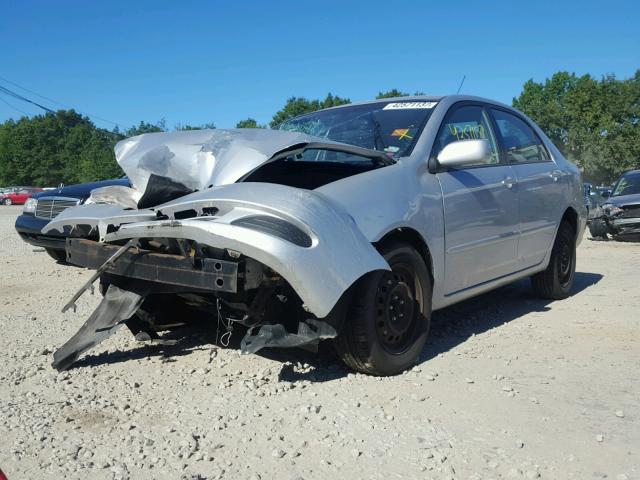 2T1BR32E27C745065 - 2007 TOYOTA COROLLA CE SILVER photo 2