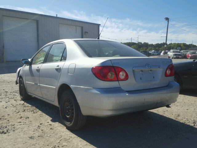 2T1BR32E27C745065 - 2007 TOYOTA COROLLA CE SILVER photo 3