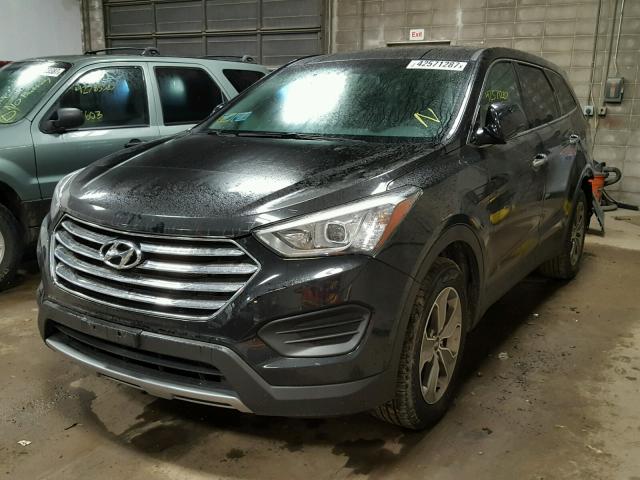 KM8SM4HF8DU003316 - 2013 HYUNDAI SANTA FE BLACK photo 2