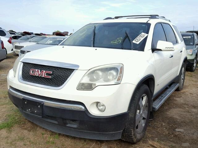 1GKLRMED6AJ166562 - 2010 GMC ACADIA SLT WHITE photo 2