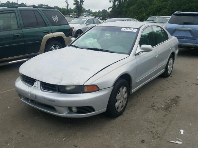 4A3AA46GX3E211532 - 2003 MITSUBISHI GALANT ES GRAY photo 2