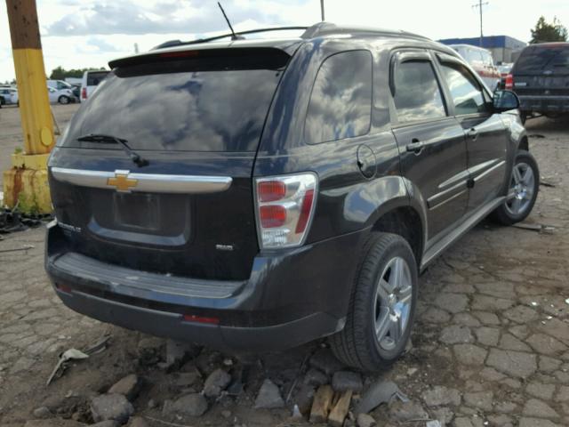 2CNDL43F286023522 - 2008 CHEVROLET EQUINOX LT BLACK photo 4