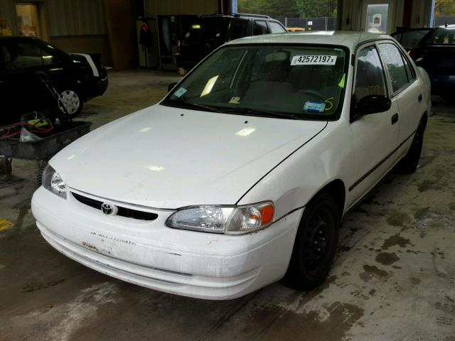 1NXBR12E4YZ397418 - 2000 TOYOTA COROLLA VE WHITE photo 2