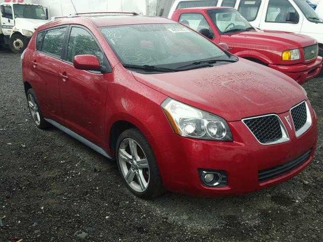 5Y2SM67059Z450144 - 2009 PONTIAC VIBE RED photo 1