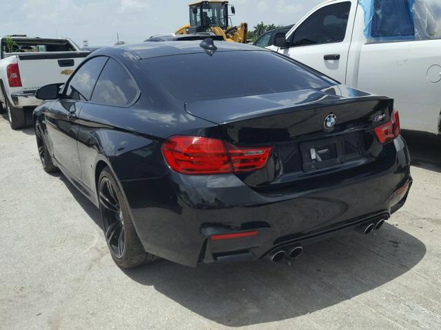 WBS3R9C58FK335477 - 2015 BMW M4 BLACK photo 3