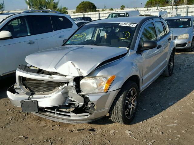 1B3HB28C79D225739 - 2009 DODGE CALIBER SE SILVER photo 2