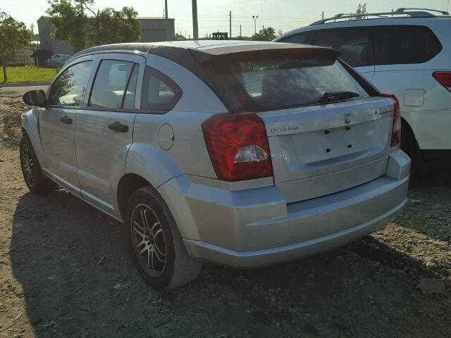 1B3HB28C79D225739 - 2009 DODGE CALIBER SE SILVER photo 3