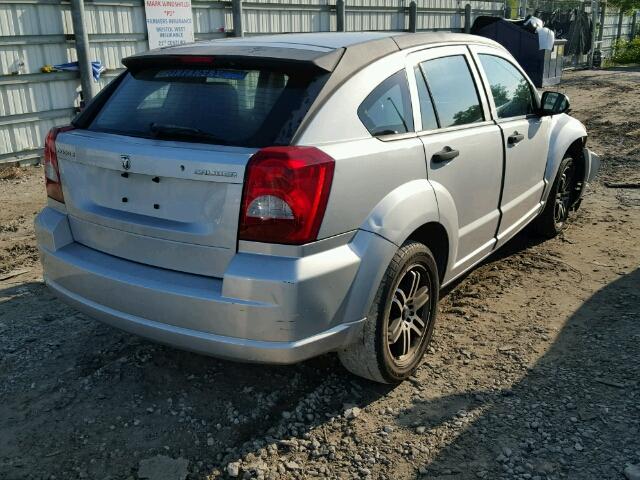 1B3HB28C79D225739 - 2009 DODGE CALIBER SE SILVER photo 4