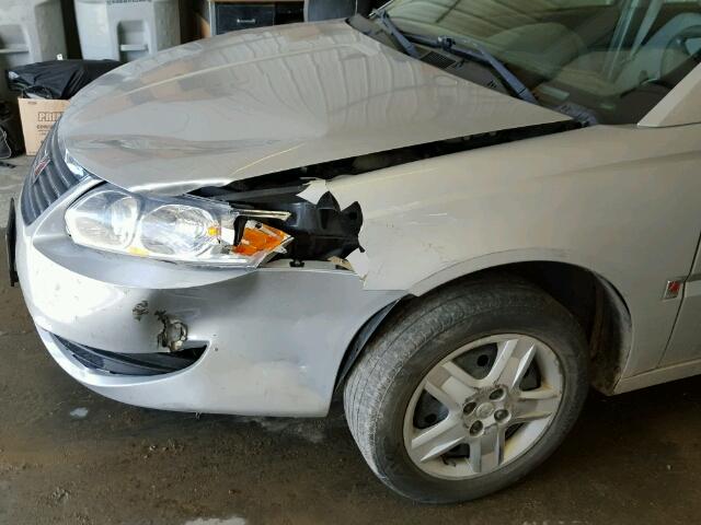 1G8AJ55F07Z137533 - 2007 SATURN ION SILVER photo 9