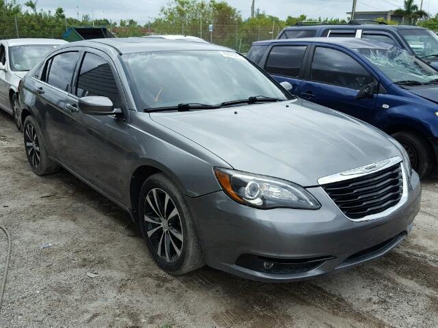 1C3CCBHG6CN106515 - 2012 CHRYSLER 200 S GRAY photo 1