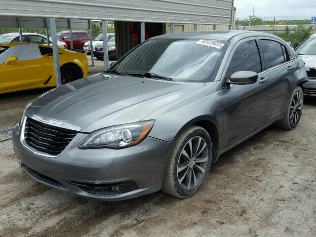 1C3CCBHG6CN106515 - 2012 CHRYSLER 200 S GRAY photo 2