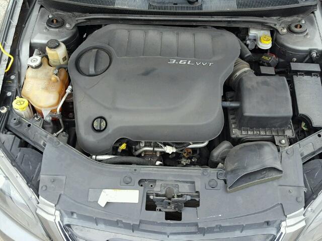 1C3CCBHG6CN106515 - 2012 CHRYSLER 200 S GRAY photo 7