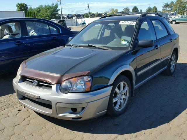 JF1GG685X5H812451 - 2005 SUBARU IMPREZA OU GREEN photo 2