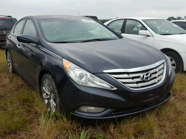 5NPEC4AB0CH395616 - 2012 HYUNDAI SONATA BLUE photo 1