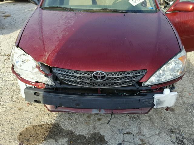 4T1BE32K13U191236 - 2003 TOYOTA CAMRY LE MAROON photo 7