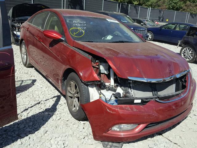 5NPEB4AC3DH753773 - 2013 HYUNDAI SONATA GLS RED photo 1