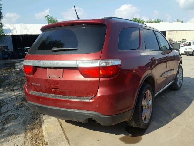 1C4RDHAG2DC693275 - 2013 DODGE DURANGO SX RED photo 4