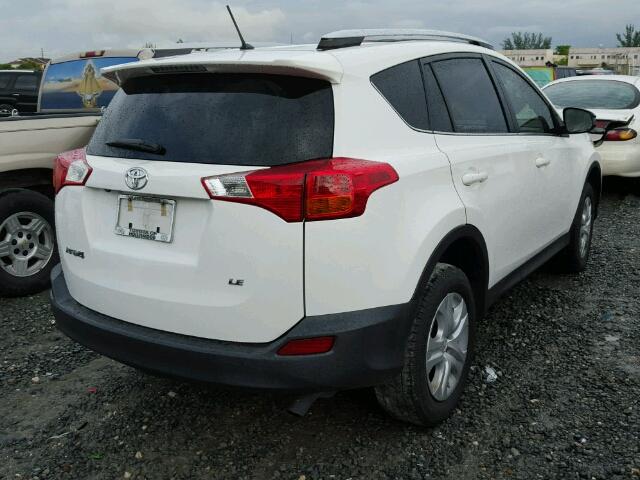 JTMZFREV8D5016714 - 2013 TOYOTA RAV4 WHITE photo 4