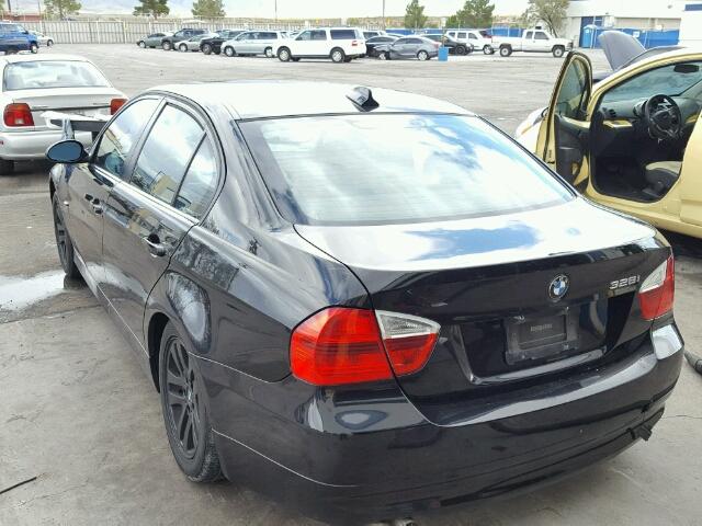 WBAVA33527PG50557 - 2007 BMW 328 I BLACK photo 3