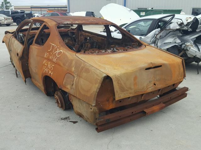 2G1WW12E839154174 - 2003 CHEVROLET MONTE CARL 烧焦的 照片 3