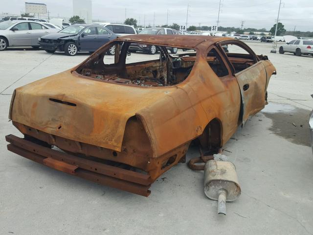 2G1WW12E839154174 - 2003 CHEVROLET MONTE CARL 烧焦的 照片 4