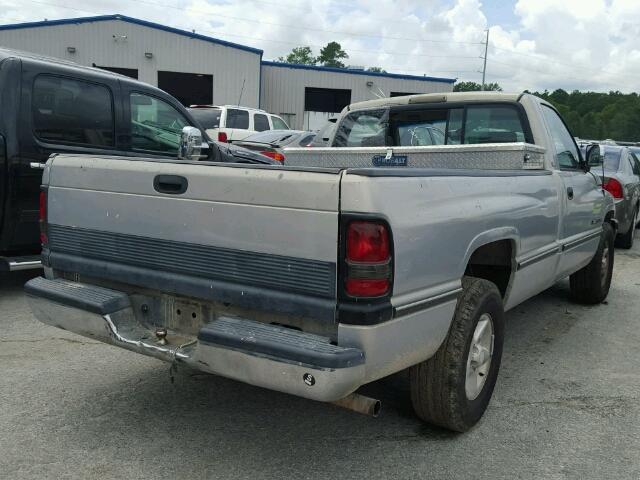 1B7HC16Y6VS126923 - 1997 DODGE RAM 1500 GRAY photo 4