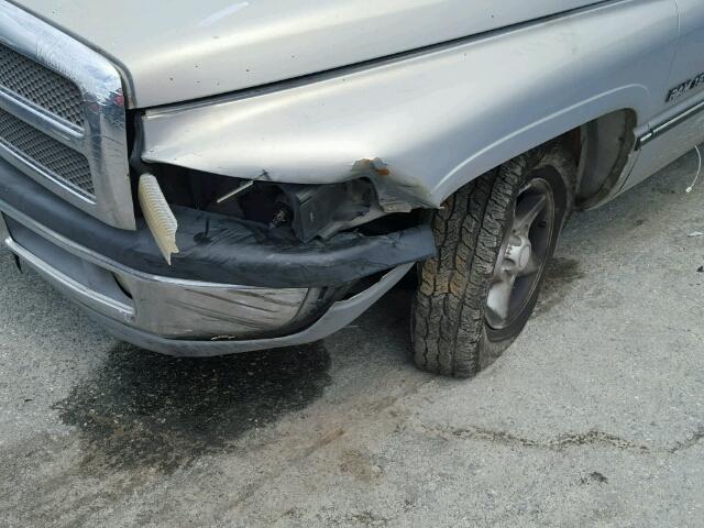 1B7HC16Y6VS126923 - 1997 DODGE RAM 1500 GRAY photo 9