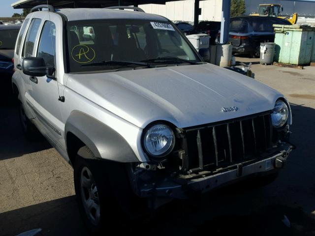 1J4GK48K66W258500 - 2006 JEEP LIBERTY SP SILVER photo 1