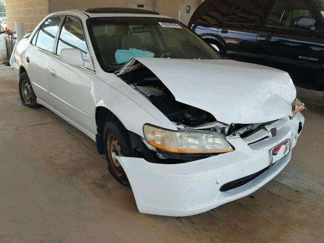 1HGCG5650YA118596 - 2000 HONDA ACCORD EX WHITE photo 1