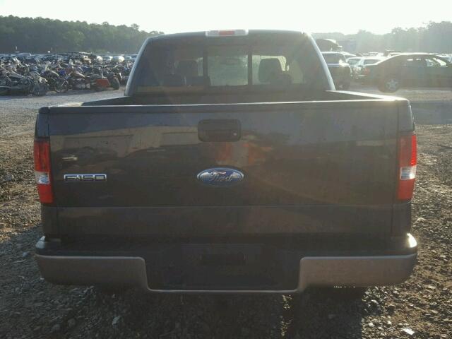 1FTPW14505KC17911 - 2005 FORD F150 GRAY photo 9