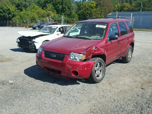 1FMCU94136KA46715 - 2006 FORD ESCAPE RED photo 2