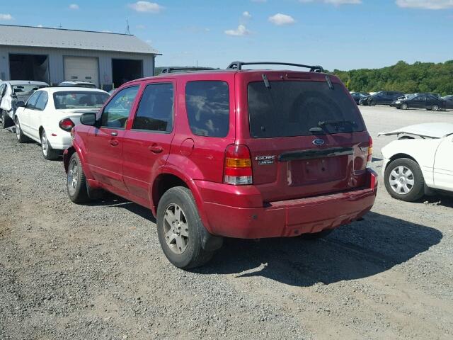 1FMCU94136KA46715 - 2006 FORD ESCAPE RED photo 3